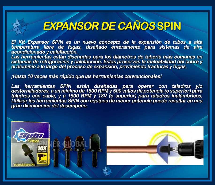 EXPANSOR SPIN J0716 descripción