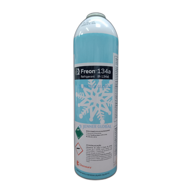 GARRAFA CHEMOURS / DUPONT DE GAS R134A 1 KG – JENNER GLOBAL
