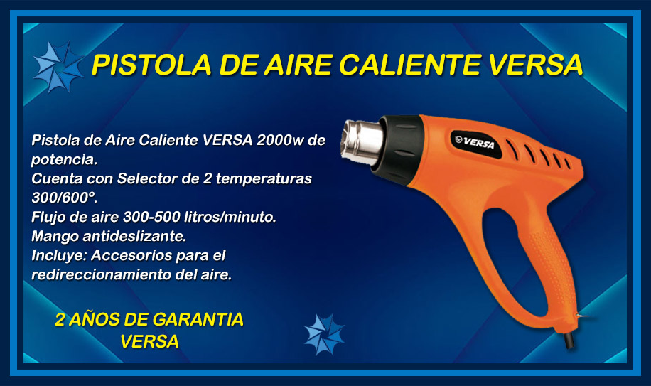 PISTOLA AIRE CALIENTE descripción